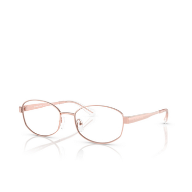 Lunettes de vue Michael Kors LYON 1108 rose gold - Vue trois quarts