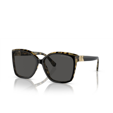 Michael Kors MALIA Sunglasses 395087 black / amber tortoise - three-quarters view