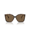 Lunettes de soleil Michael Kors MALIA 395173 dark tortoise / cream tortoise - Vignette du produit 1/3