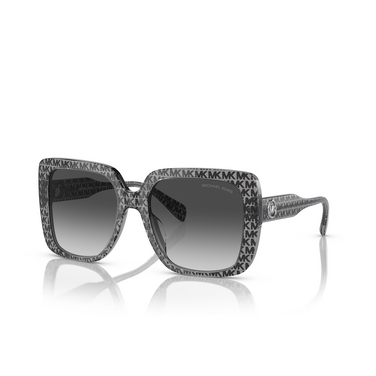 Michael Kors MALLORCA Sunglasses 39588G black mk logo glitter - three-quarters view