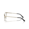 Lunettes de vue Michael Kors MARSAILLE 1014 light gold / matte black - Vignette du produit 3/3