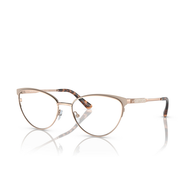 Michael Kors MARSAILLE Eyeglasses 1108 rose gold / pink - three-quarters view