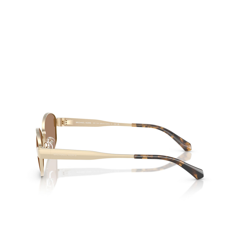 Lunettes de soleil Michael Kors MONTE CARLO 101473 light gold - 3/3