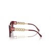 Lunettes de soleil Michael Kors MONTECITO 394975 dark red transparent - Vignette du produit 3/3