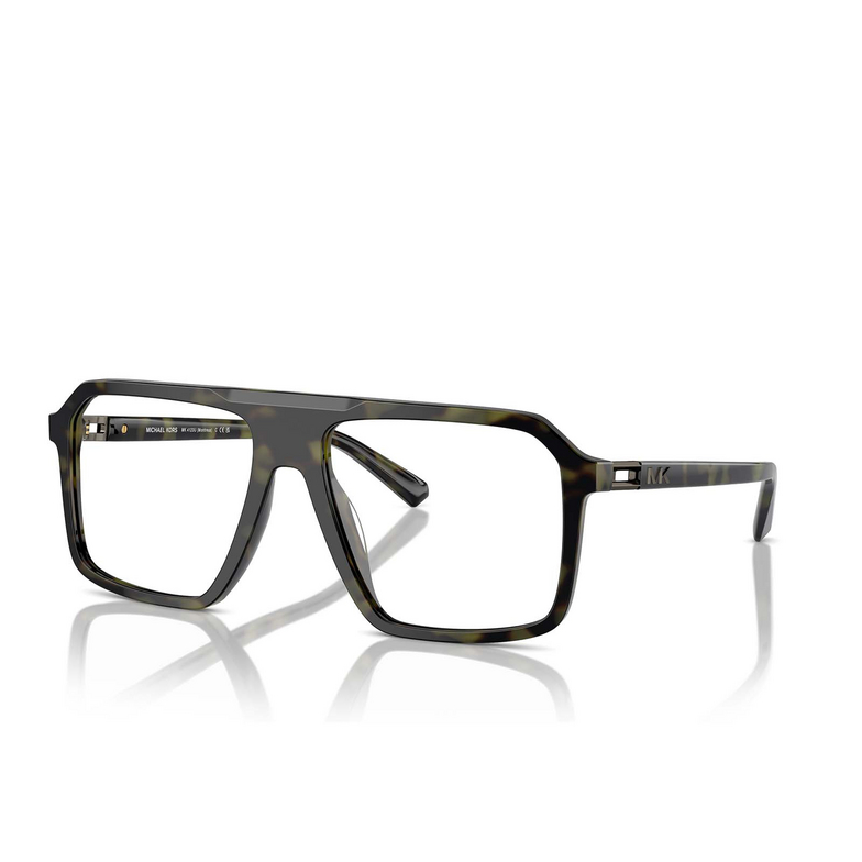 Gafas graduadas Michael Kors MONTREUX 3943 olive tortoise - 2/3