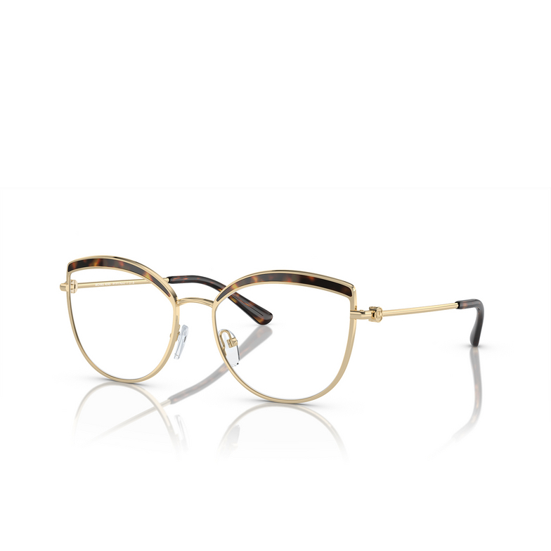 Lunettes de vue Michael Kors NAPIER 1016 light gold - 2/3