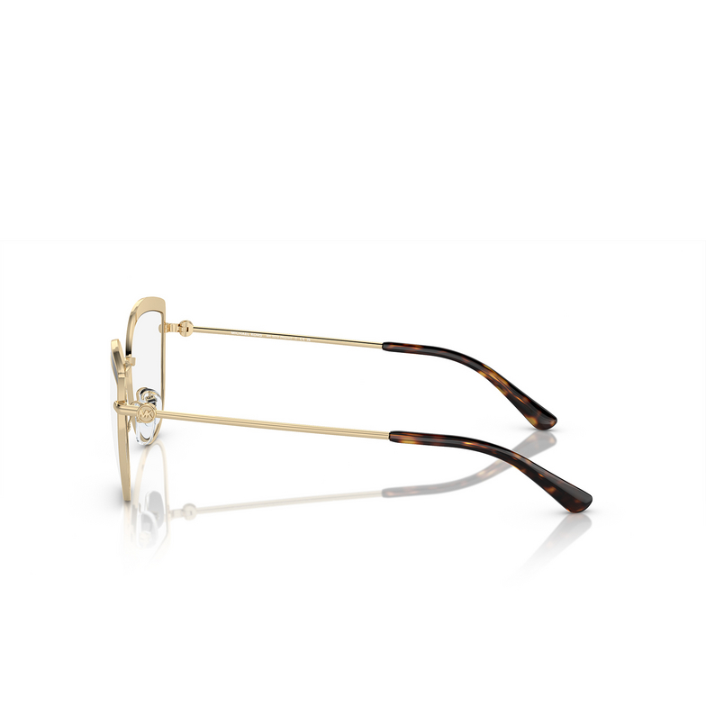 Gafas graduadas Michael Kors NAPIER 1016 light gold - 3/3