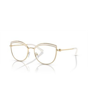 Michael Kors NAPIER Eyeglasses 1017 light gold - three-quarters view