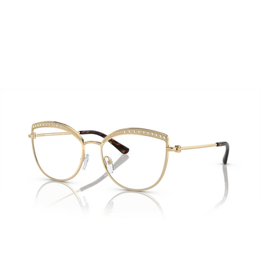 Michael Kors NAPIER Eyeglasses 1018 light gold - three-quarters view