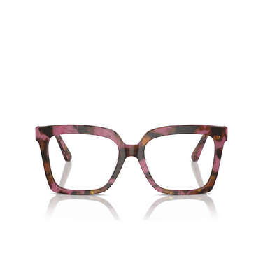 Michael Kors NASSAU Eyeglasses 3998 plum graphic tortoise - front view