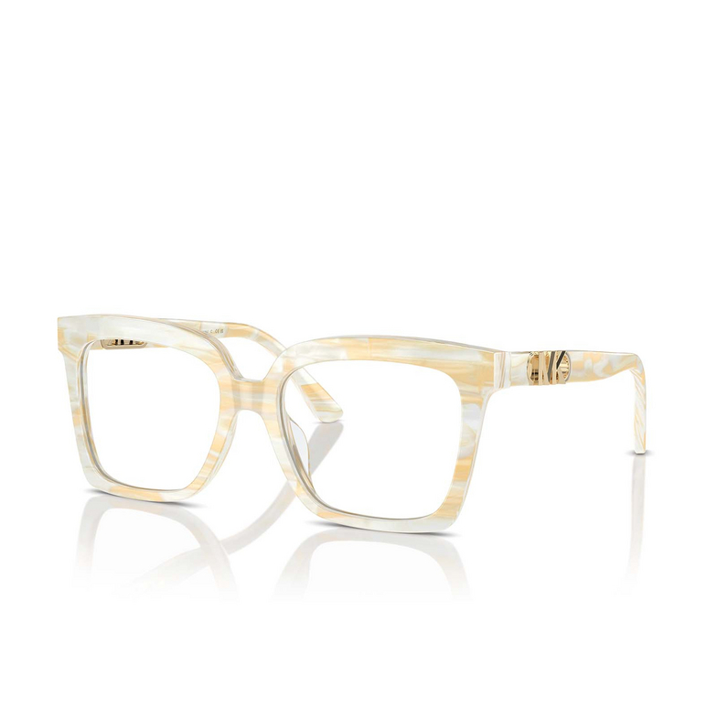 Michael Kors NASSAU Eyeglasses 4001 ivory horn - 2/3