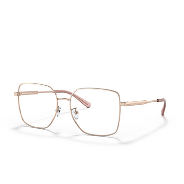 Michael Kors NAXOS Eyeglasses 1108 rose gold - three-quarters view