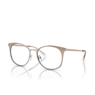 Michael Kors NEW ORLEANS Eyeglasses 1108 rose gold silver gradient - three-quarters view