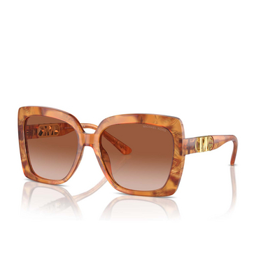 Michael Kors NICE Sunglasses 399913 amber graphic tortoise - three-quarters view