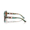 Occhiali da sole Michael Kors NICE 400073 teal graphic tortoise - anteprima prodotto 3/3