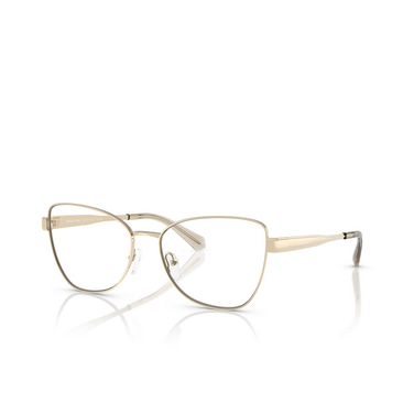 Lunettes de vue Michael Kors PARIS 1014 light gold - Vue trois quarts