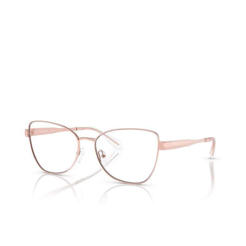 Lunettes de vue Michael Kors PARIS 1108 rose gold - 2/3