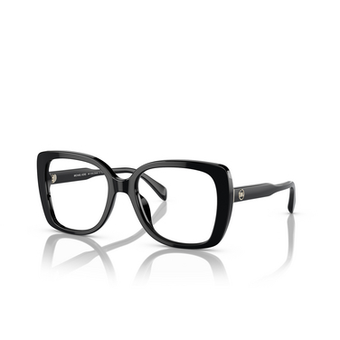 Michael Kors PERTH Eyeglasses 3005 black - three-quarters view