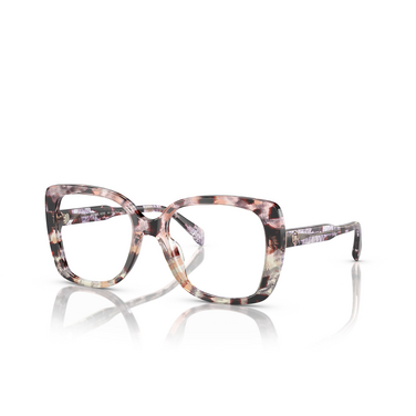 Michael Kors PERTH Eyeglasses 3345 pink grey tortoise - three-quarters view