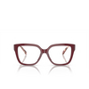 Gafas graduadas Michael Kors POLANCO 3949 dark red transparent - Miniatura del producto 1/3