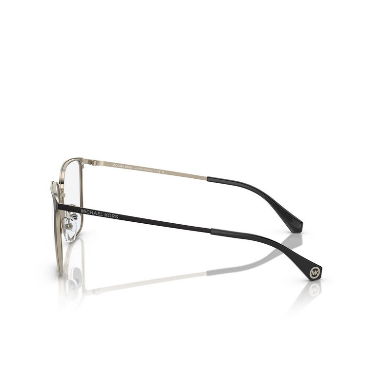 Lunettes de vue Michael Kors PORTLAND 1001 black light gold gradient - 3/3