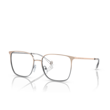 Lunettes de vue Michael Kors PORTLAND 1108 rose gold - Vue trois quarts