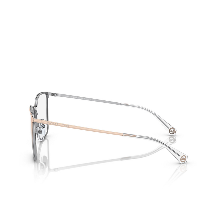 Lunettes de vue Michael Kors PORTLAND 1108 rose gold - 3/3