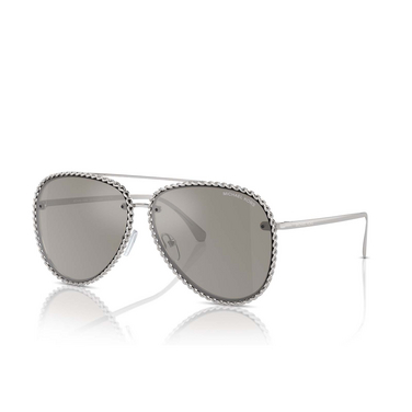 Michael Kors PORTOFINO Sunglasses 18936G shiny silver - three-quarters view