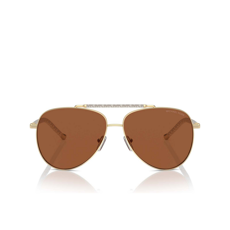 Gafas de sol Michael Kors PORTUGAL 101473 shiny light gold - 1/3