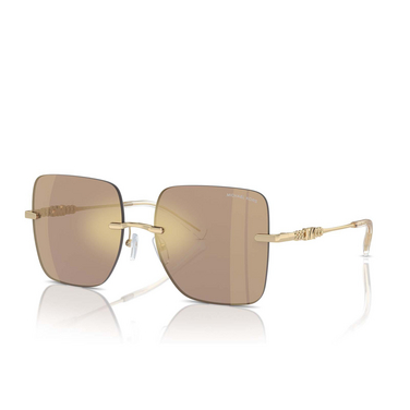 Michael Kors QUéBEC Sunglasses 10145A brown mirror - three-quarters view