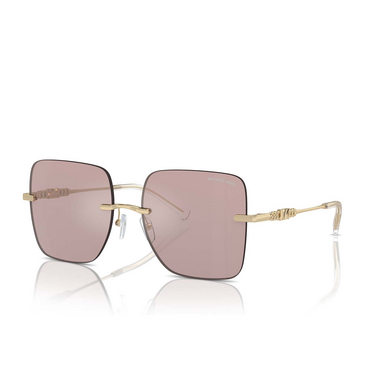 Michael Kors QUéBEC Sunglasses 1014VS pink solid back mirror - three-quarters view