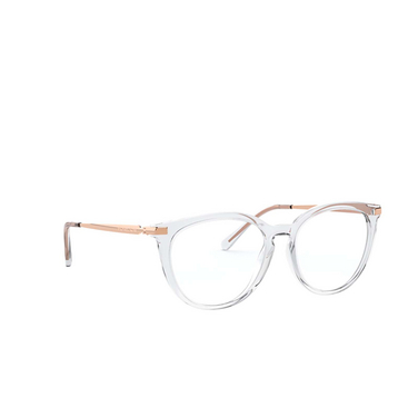 Michael Kors QUINTANA Eyeglasses 3050 clear - three-quarters view