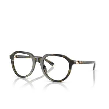 Michael Kors REDWOOD Korrektionsbrillen 3943 olive tortoise - Dreiviertelansicht