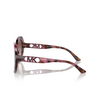 Lunettes de soleil Michael Kors SAN LUCAS 39989T plum graphic tortoise - Vignette du produit 3/3