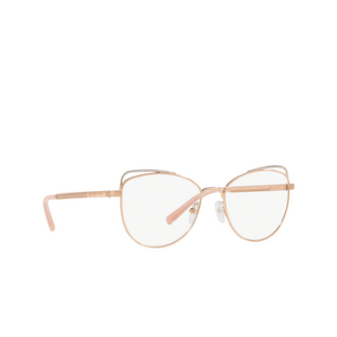 Michael Kors SANTIAGO Eyeglasses 1108 rose gold - three-quarters view