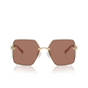 Lunettes de soleil Michael Kors SANYA 101403 shiny light gold - Vignette du produit 1/3