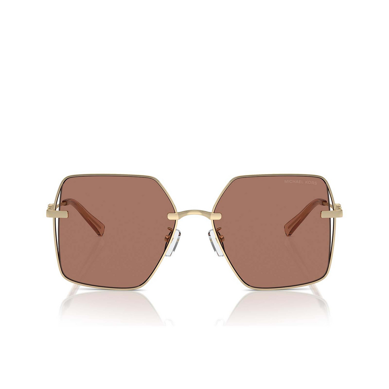 Lunettes de soleil Michael Kors SANYA 101403 shiny light gold - 1/3