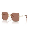 Lunettes de soleil Michael Kors SANYA 101403 shiny light gold - Vignette du produit 2/3