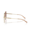 Lunettes de soleil Michael Kors SANYA 101403 shiny light gold - Vignette du produit 3/3