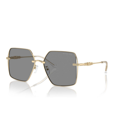 Michael Kors SANYA Sunglasses 10143F shiny light gold - three-quarters view