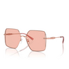 Lunettes de soleil Michael Kors SANYA 110884 shiny rose gold - Vignette du produit 2/3