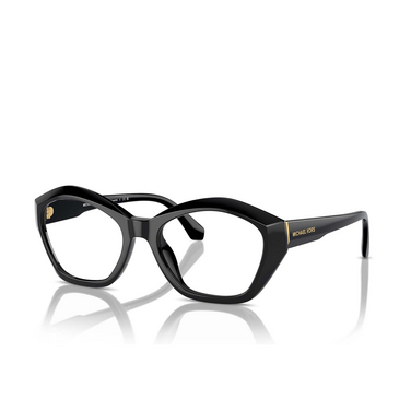 Gafas graduadas Michael Kors SEASIDE 3005 black - Vista tres cuartos