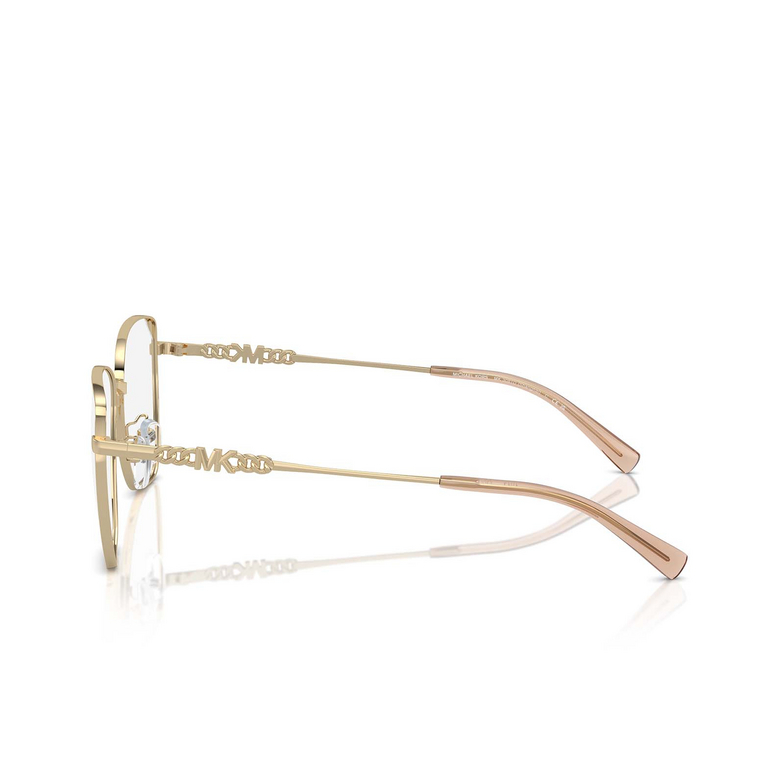 Michael Kors SHANGHAI Eyeglasses 1014 shiny light gold - 3/3