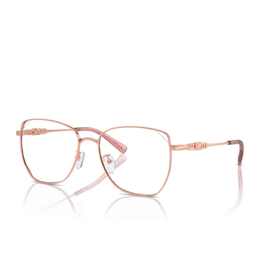 Michael Kors SHANGHAI Eyeglasses 1108 shiny rose gold - three-quarters view