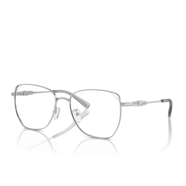 Michael Kors SHANGHAI Eyeglasses 1893 shiny silver - three-quarters view