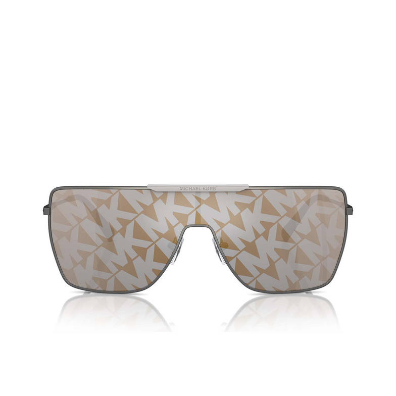 Lunettes de soleil Michael Kors SNOWMASS 1002/E matte gunmetal - 1/3