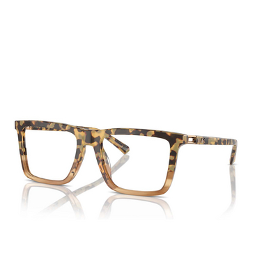 Michael Kors SORENGO Eyeglasses 3965 brown block tortoise - three-quarters view