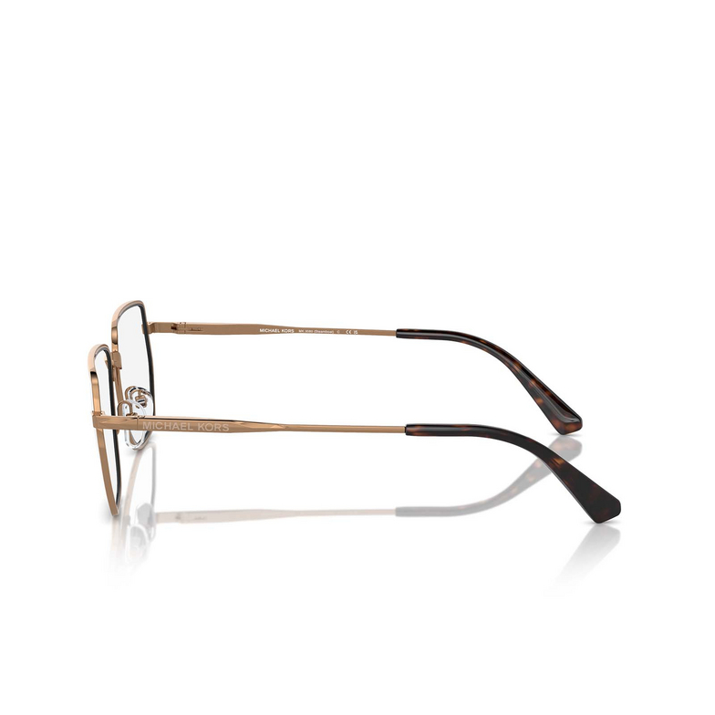 Gafas graduadas Michael Kors STEAMBOAT 1899 shiny gold - 3/3