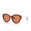 Gafas graduadas Michael Kors TIANJIN 400473 deep red - Miniatura del producto 2/3