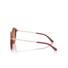 Gafas graduadas Michael Kors TIANJIN 400473 deep red - Miniatura del producto 3/3